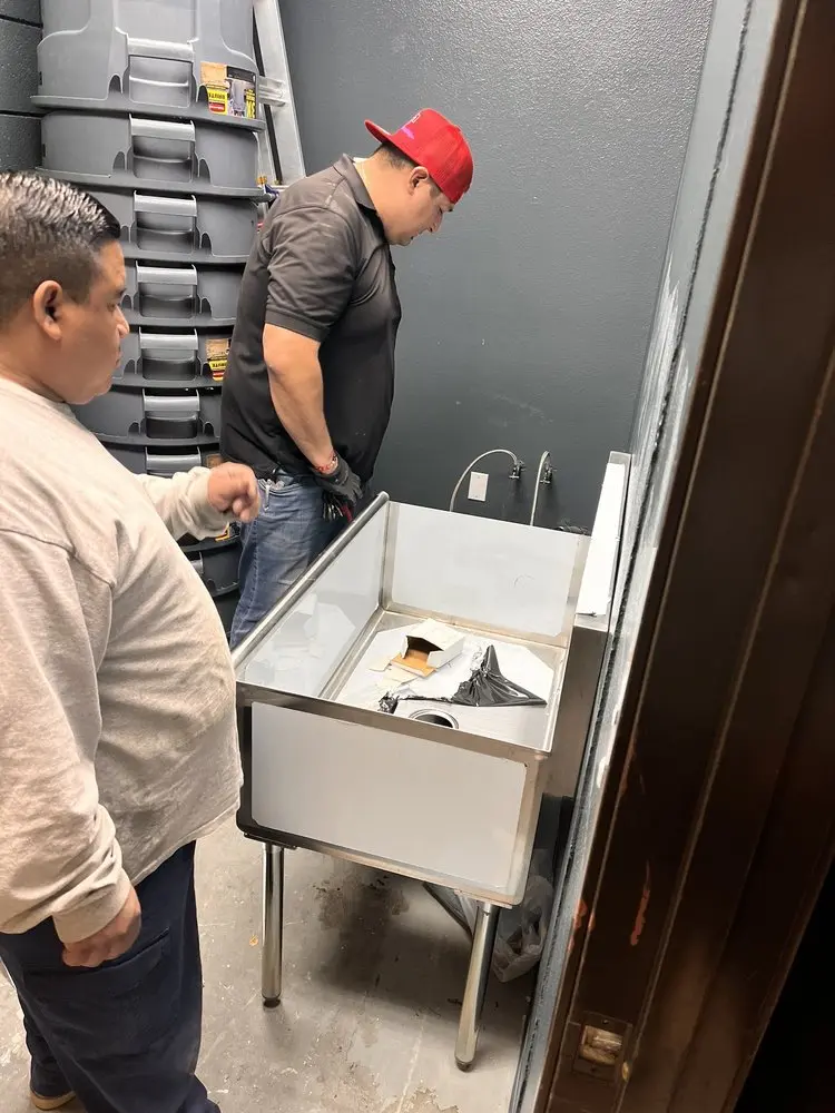 Commercial plumbing and sink installation in Arroyo Grande